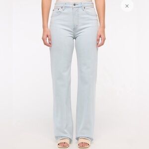 Abercrombie & Fitch 90s Ultra High Rise Straight Jeans Size 4 Long